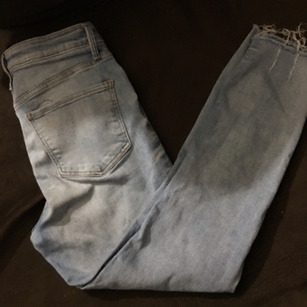 light washed jeans